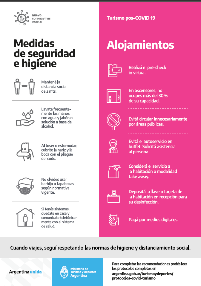 seguridad e higiene alojamientos COVID